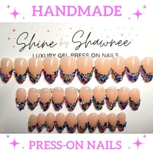 Handmade Luxury Press-On Nails | Sturdy & Reusable | GODDESS